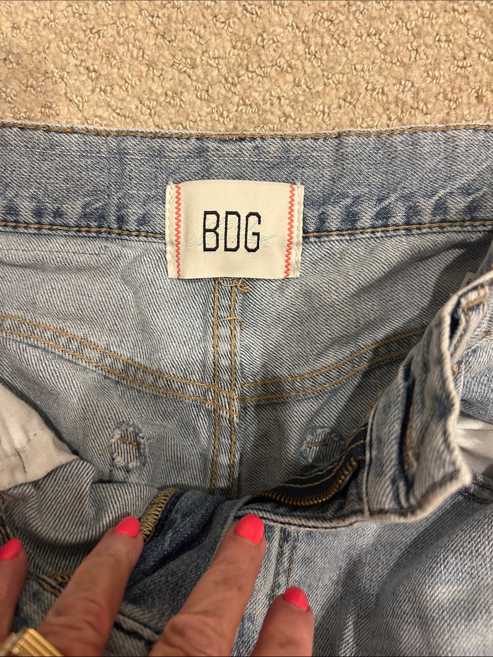BDG Light Blue High-Rise Denim Jeans